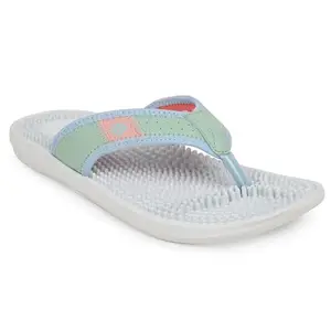 Liberty A HA ACUPLUS 2 Casual Slipper For Women With EVA Sole | Comfortable and Lightweight | Trendy Design | Durable Soft Insole | Stylish Footwear and Cushioned Footbed (Sky Blue 40 EU)