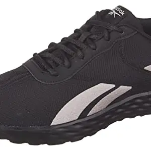 REEBOK Men Synthetic Energy Streak Running Shoes Black - TECH Metallic - Vector RED UK 11