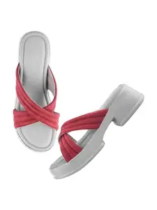 SELFIEE Comfortable Alluring Fashionate Platform Sandal Perfect for Every Occasion, Elegant & Fashionable Party Block Heels Sandals for Women & Girls