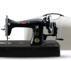 Usha Umang Straight Stitch Composite Sewing Machine with Plastic Body Cover (PBC) (Black)