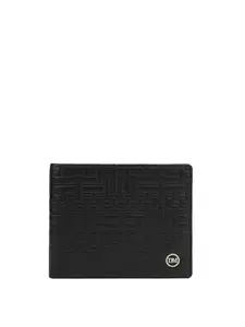 Da Milano Genuine Leather Black Men Wallet with Multicard Slot