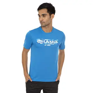 YONEX BADMINTON APPERAL TSHIRT ROUND NECK M 1603 178B 19S BRILLIANT BLUE L