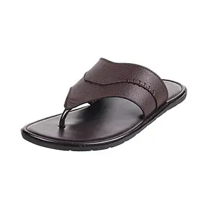 Mochi Mens Leather Brown Slippers (Size (10 UK (44 EU))