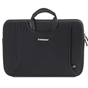 Neopack Handle Sleeve/Slim Bag for All 13 Inch Laptops/MacBook Pro & Air 13.3 inch - Black (HP, Apple MacBook, Sony, Samsung, Lenovo, IBM, Asus, Toshiba, Compaq, Acer)
