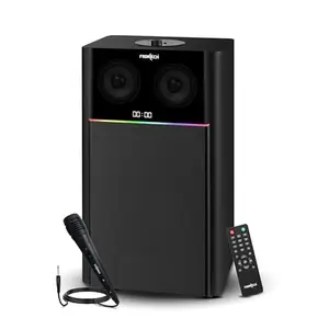 FRONTECH CRUX 1.0 Tower Speaker System - 80W, Bluetooth 5.0, USB|FM, LED Display, 1 Year Warranty, ( SW-0161)