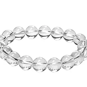 Clear Quartz Healing Crystal Bracelet for Men and Women