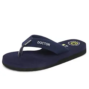 ORTHO JOY Extra Soft Doctor Ortho Slippers for men/Comfortable Slippers for men, Navy Blue