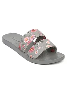 Elle Women's Slipper, Grey, 7