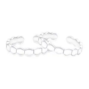 ZAVYA 925 Sterling Silver Classic Rhodium Plated 925 Sterling Silver Toering|Gifts For Women And Girls|With Certificate of Authenticity and 925 Hallmark