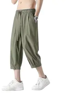 Lymio Men Shorts || Three Quarter Pant for Men || 3/4 Casual Cotton Shorts (Short-46-49)