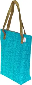 REEDOM FASHION Polyester Handbag for Women (Blue) (RF1889)-BZ