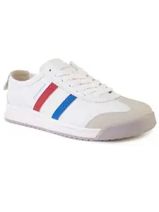 Buckaroo ZIPPO Premium Vegan Synthetic White Casual Shoes for Men