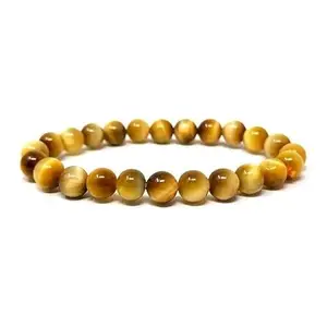 RARE-GEMS Amazing Yellow Cats Eye Bracelet Cats Eye Stone Original Certified कैट आई स्टोन ब्रेसलेट Bracelet Vaiduryam Stone Cat'S Eye Bracelet Ketu Mani Stone वैदूर्यम स्टोन हैंड ब्रेसलेट केतु स्टोन