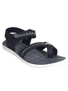 AJANTA Mens Blue Casual Sandal PU3036