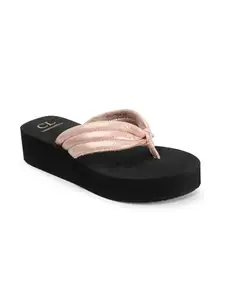 Carlton London Women's Slip On Sandal Colour-Rose Gold, Size-UK 3