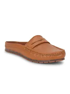 Bata Riley Sabot E 24 Womens Loafers Tan - 5 UK