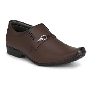 Leepeeter Mens Brown Formal Shoes (10)