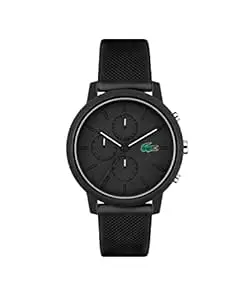 Lacoste Lacoste.12.12 Chrono Qtz Black Round Dial Men's Watch - 2011243