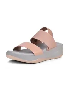 Bata Women's Wedge Heel Sandal - Pink (6 UK) (6615027)