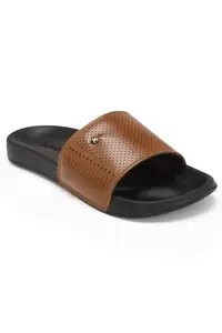 Van Heusen Men ModernBrown Flip Flops, 7