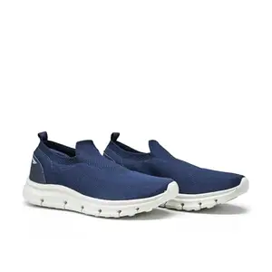 ASIAN Men SUPERWALK-23 Casual wear Walking and Running Shoes Without Laces, Lightweight and Comfortable Shoes with Upper Fabric for Men & Boys Navy