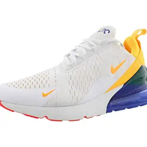 NIKE Women's W Air Max 270 Wht/Orng-Violt Running Shoes-3.5 UK (36.5 EU)(6 US) (AH6789-105)