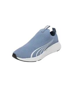Puma Womens Softride Pro Echo Fling Slip Zen Blue-White-Black Running Shoe - 5 UK (31096503)