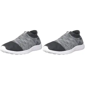 Bata Power Mens Glide Nimble MS Grey Casual Shoes (Pack of 2) 11 UK