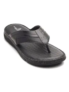 Michael Angelo Black Sandal style Slippers For Men for Casual wear (MA-2758)
