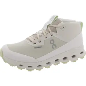 ON Cloudroam Waterproof Women's Running Shoes, Ice Limelight, 5