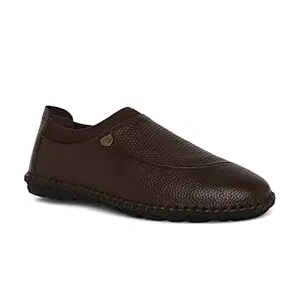 Buckaroo Benny Fine Mild Natural Leather Brown Casual Shoes for Mens: Size UK 11