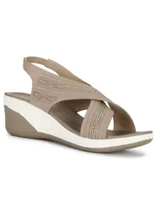 Bata Carol Wedge Sandal Women Sandal in Grey