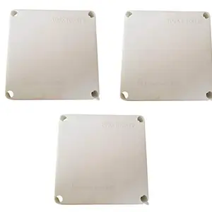 KAMCON KAMCON? Waterproof PVC Square Junction Box for CCTV Cameras IP65/IP67 Size 100 X 100 X 70 (3, 100 X 100 X 70)