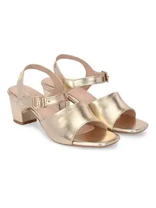 CLOG LONDON Classic Heels for Women | Comfortable, Versatile Design with a Modern Touch GOLD-38