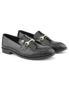 Carlton London Comfortable Fashion Sandal for Daily Use,Office Use,Casual Use,UK-9 Black