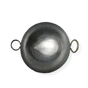 A S Large Size Iron kadhai Heavy Weight 20 inch price in India.