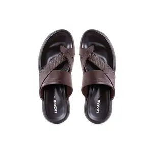 Khadim's Lazard Brown Casual Slip On Sandal for Men (7430053)