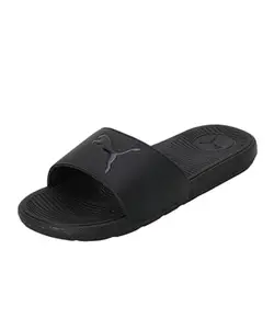 Puma Womens Cool Cat 2.0 Sport Wns Black-Black Slide - 6UK (39096301)