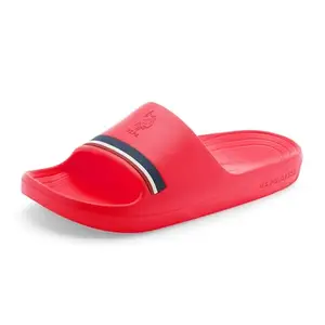 U.S. Polo Assn. Men's Easton Dk. Red Slide Sandal-6 Kids UK (2FD24159R03)
