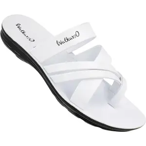 WALKAROO W5687 Mens Sandals for dailywear and regular use for Indoor & Outdoor - White