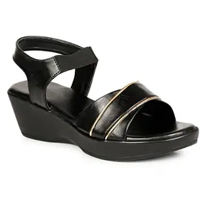 Right Steps Stylish Fashionable Casual Wedges Heel Sandal For Women's And Girl's