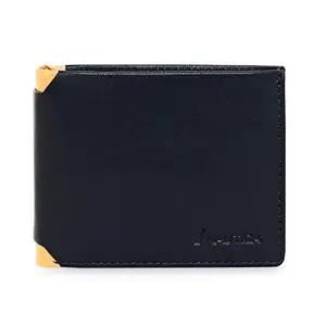 NAUTICA Black Mens Bifold Casual Faux Leather Wallet