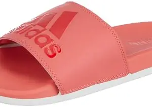 Adidas Women Synthetic ADILETTE COMFORT, Swim Slide, Red, UK-7
