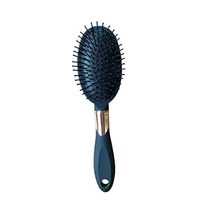 TIAMO Metal paddle cushioned hairbrush for men and women for hair styling /detangling and hair growth