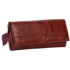 LL LEATHER LAND DESIGNER BAGS Genune Leather Women's Wallet (Tan)_WLT 01
