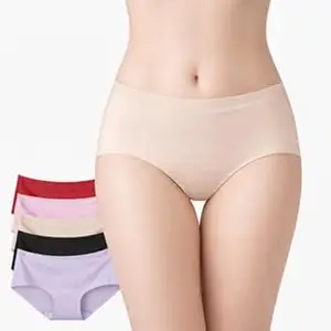 dealoma Seamless Women’s Panty | Soft & Breathable Stretch Fabric | Invisible Fit, Tagless & No Panty Line | Daily Comfort Innerwear | Multicolor (Color May Vary) | Pack of 2