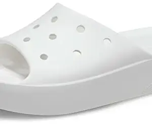 Crocs Women White Classic Slide 208180-100