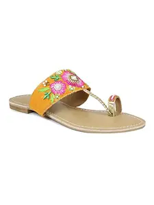 Design Crew Embroidered Thong Sandal