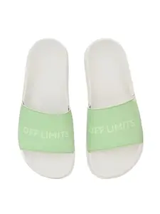 OFF LIMITS Women SANDY SLIDERS, SAGE GREEN, 6 UK