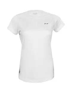 Nivia 2211XS1 Oxy Fitness Polyester Training T-Shirt, X-Small (White)